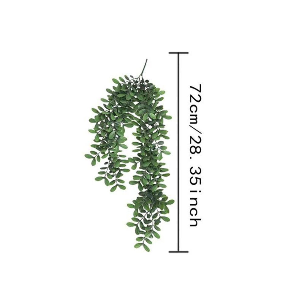 Artificial Hanging Locust Leaf Vine Wall Mounted Greenery Decor for Shading and Home Styling
