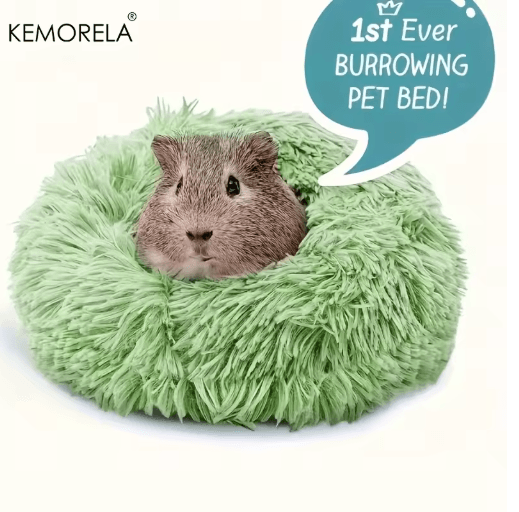Ultra Soft Plush Small Pet Nest Cozy Warm Hamster Sleeping Bed with Non Slip Base