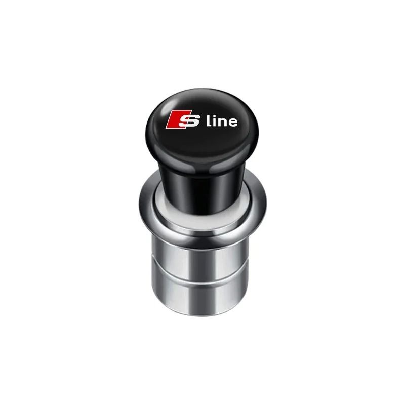 High-Contrast Automotive Emblem Cigarette Lighter