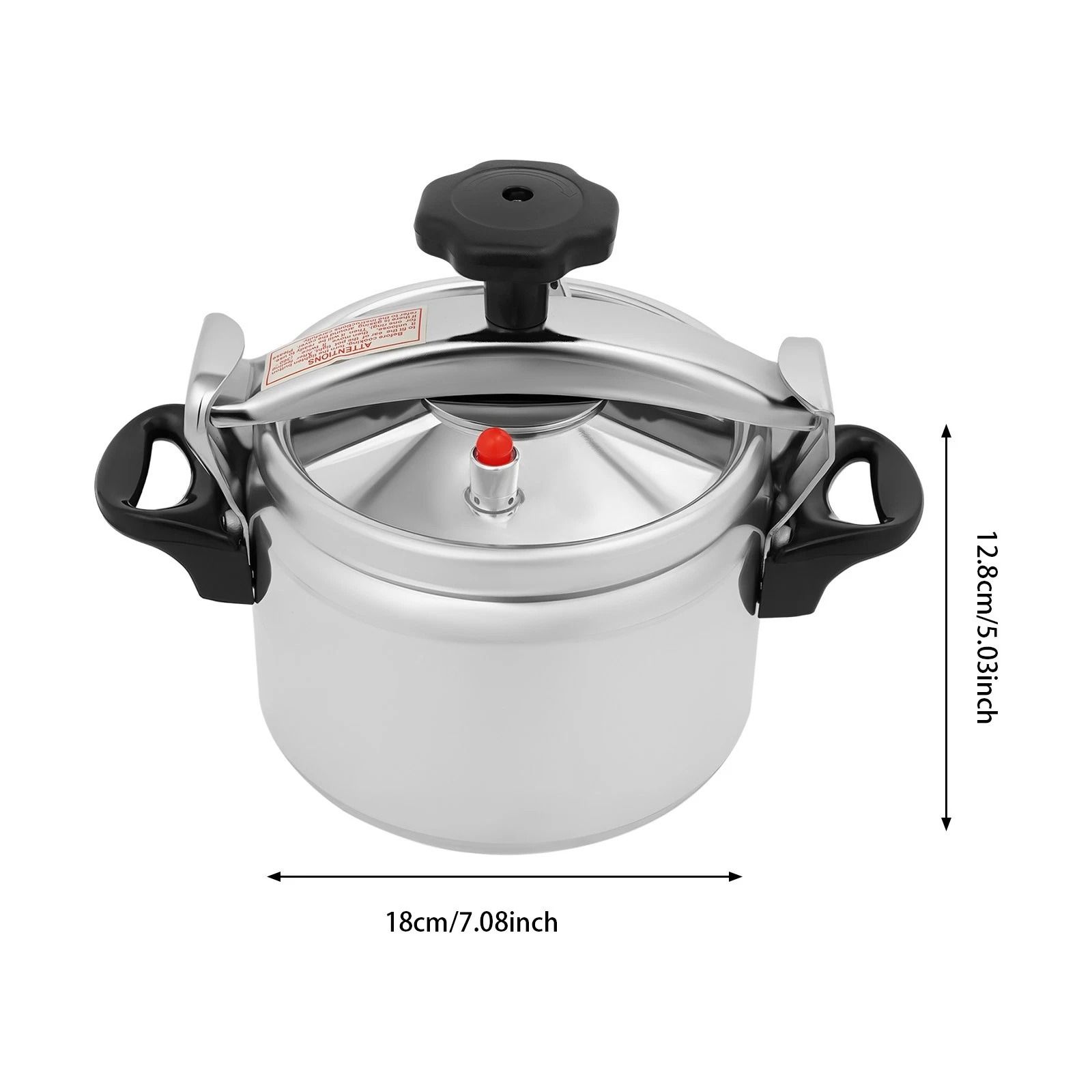 Tabletop Stove Top Pressure Cooker Pot with Aluminum Alloy Designs