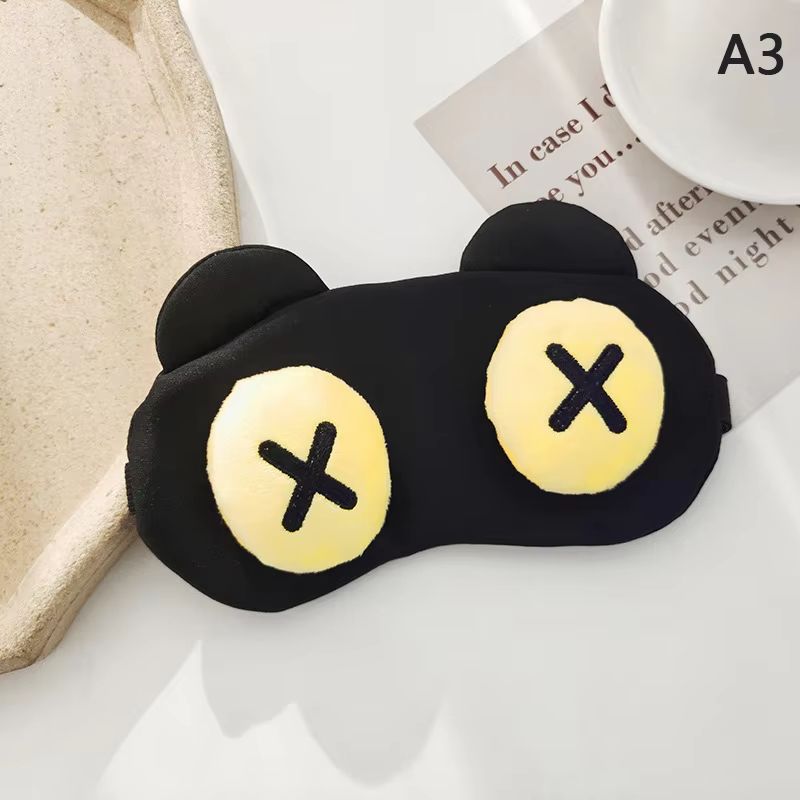 Cartoon Sleep Eye Mask – Cute Funny Anime Kids Eye Cover & Travel Blindfold