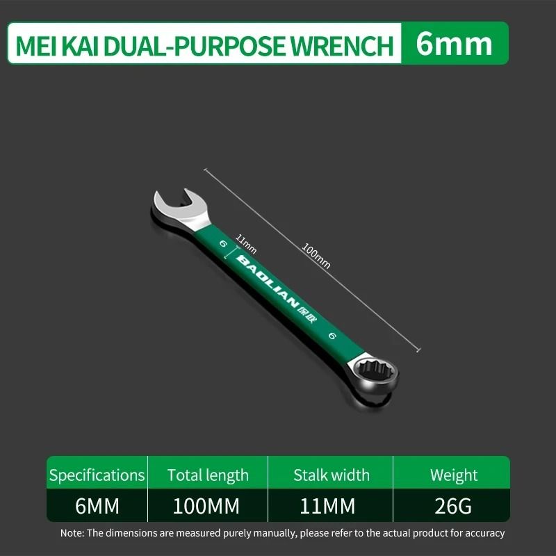 BaoLian Plum Blossom Open Combination Wrench 8 30 mm
