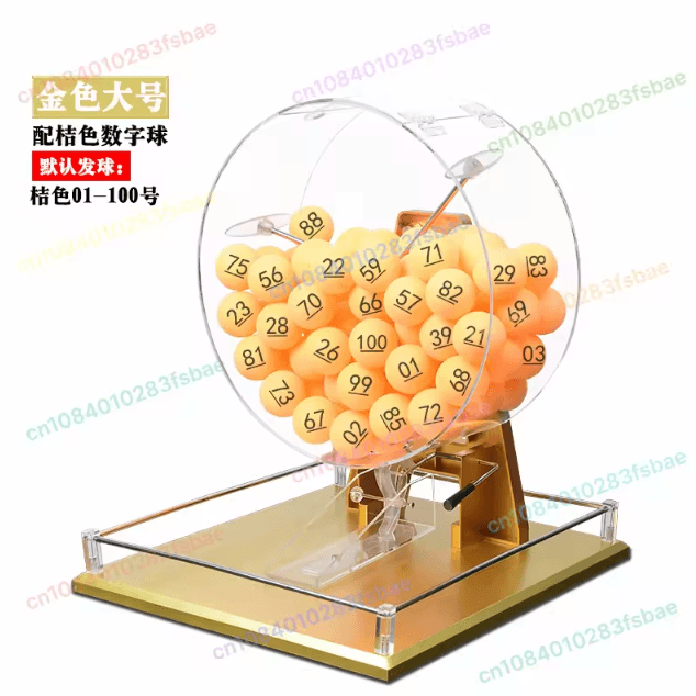 Manual lucky lottery machine lottery table tennis number selection activity