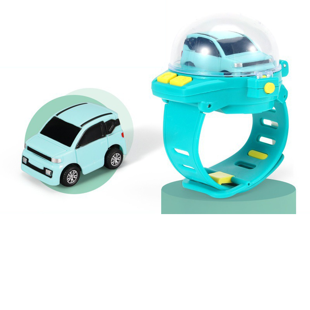 Mini Watch Car Parent Child Interaction, Remote Control Car Electric Alloy, Children's Watch Racing Toy Gift