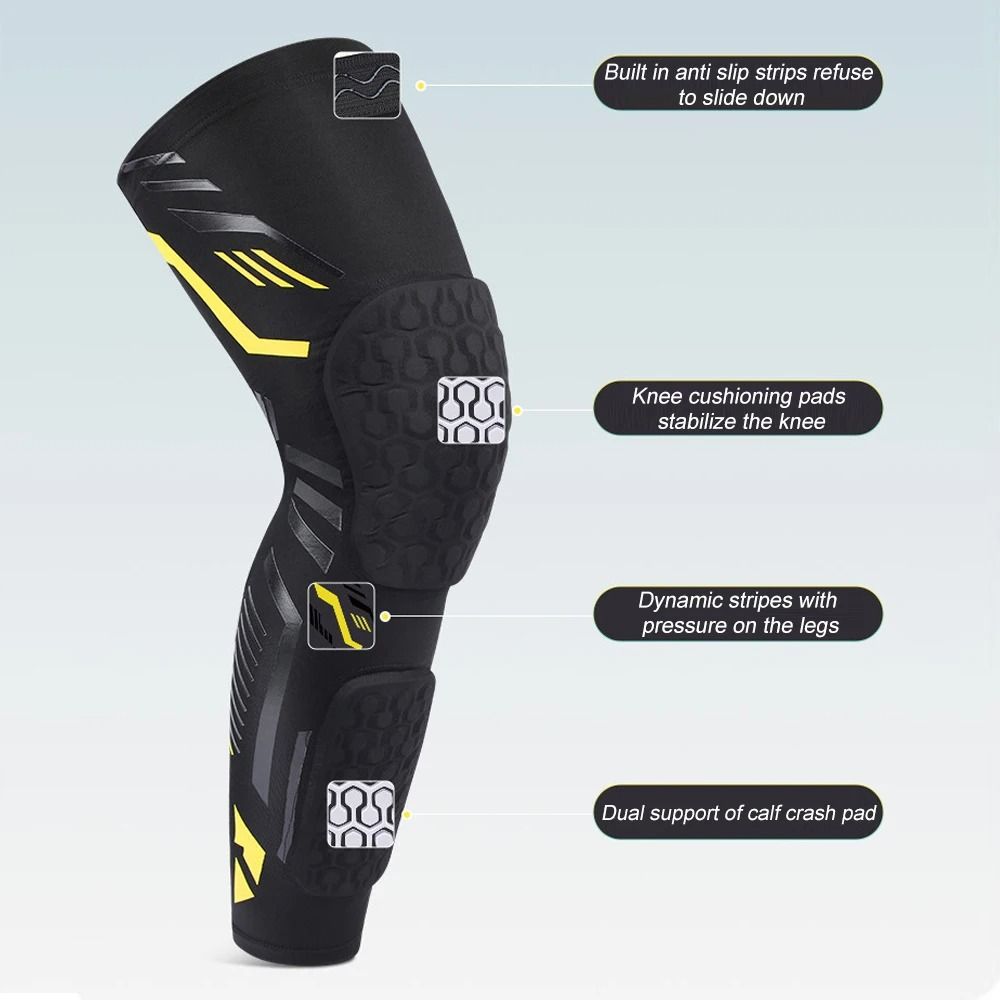 Targeted Muscle Compression and Full-Length Knee Support