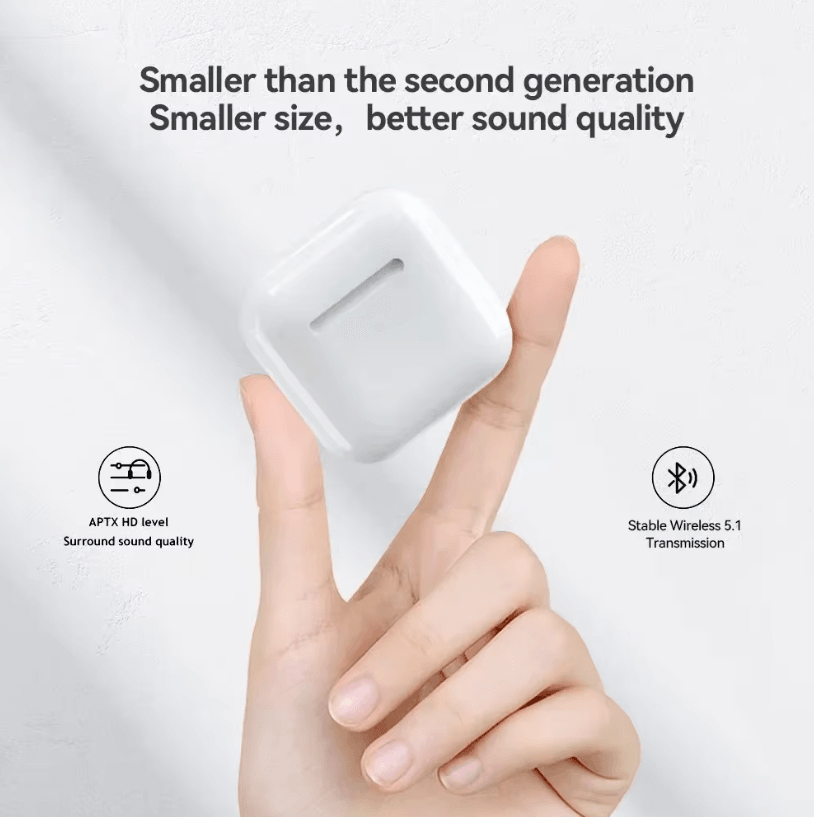 Pro4 TWS Wireless Bluetooth Earbuds In-Ear Headphones with Charging Case for Smartphones