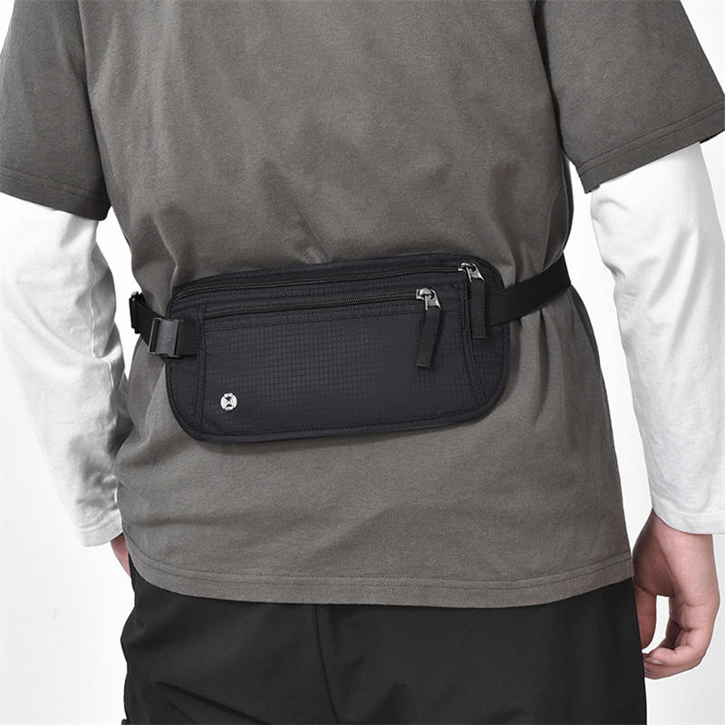 RFID Blocking Waterproof Money Belt Travel Passport Holder Waist Bag