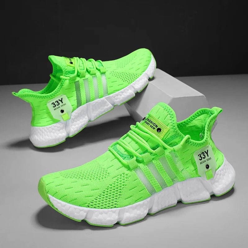 Mens Breathable Mesh Lightweight Walking and Running Sneakers