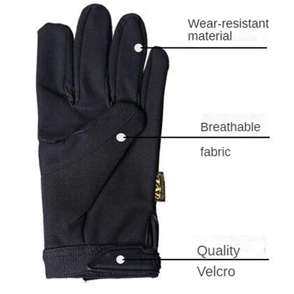 Tactical Military Gloves Durable Outdoor Work, Hiking Motorcycle Gloves with Non-Slip Grip, Wear-Resistant Design