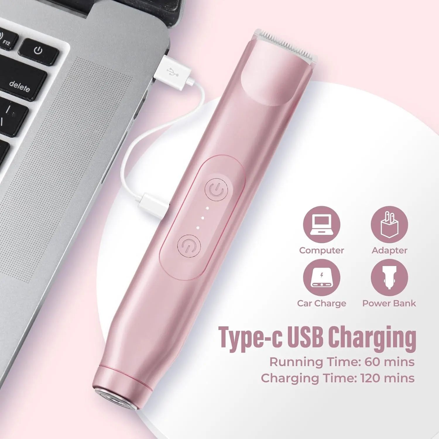 SilkSmooth 2-in-1 Women's Electric Shaver & Bikini Trimmer