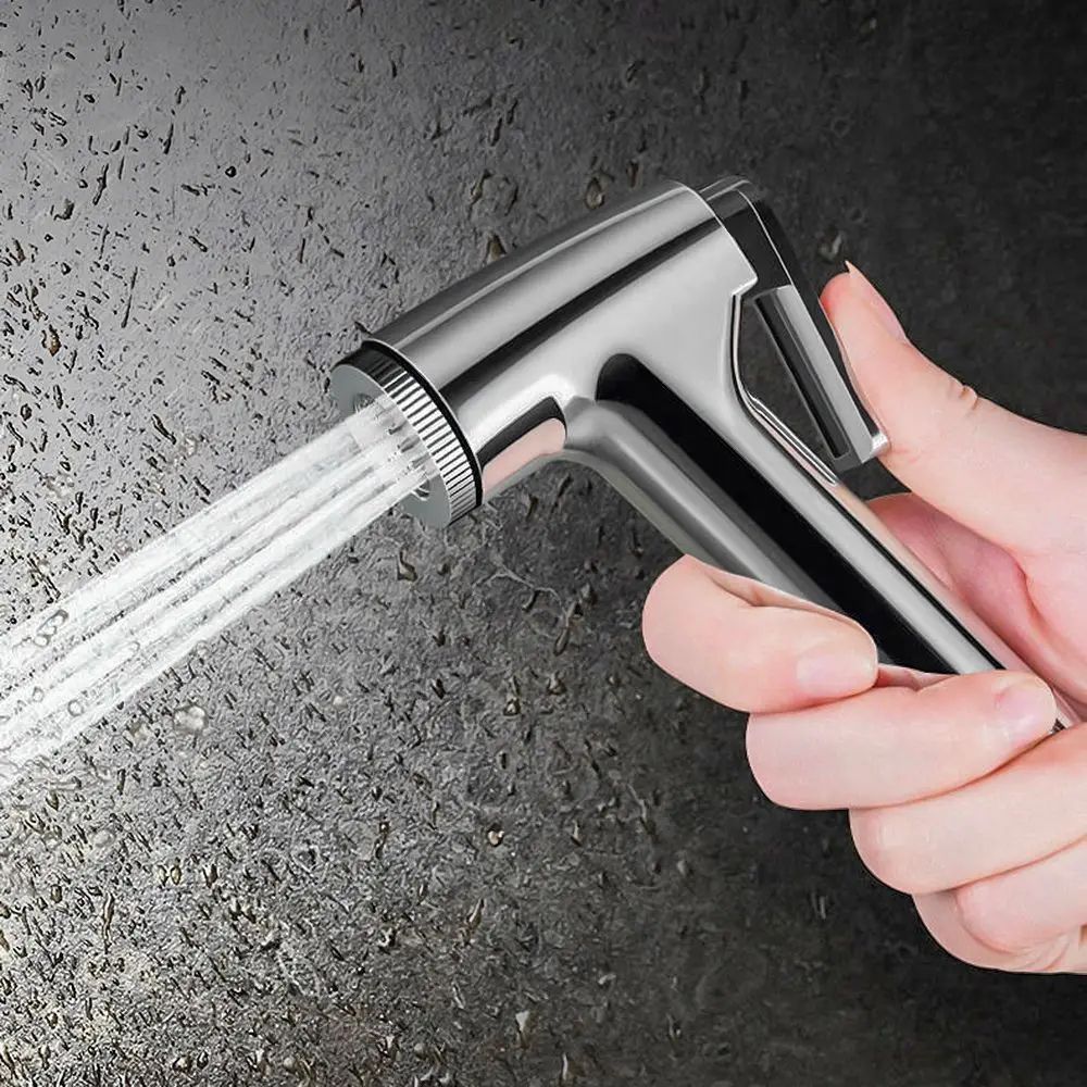 Stainless Steel Handheld Bidet Sprayer Head Self Cleaning