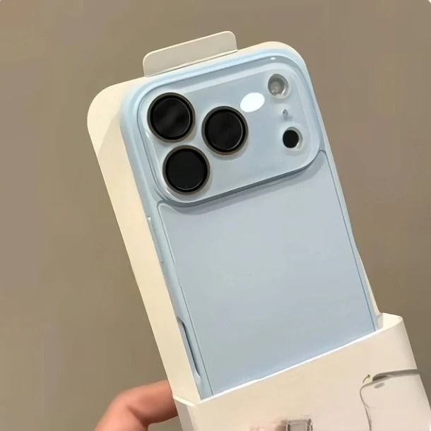 Luxury iPhone Tempered Glass Case Shockproof Hard Back with Camera Protection