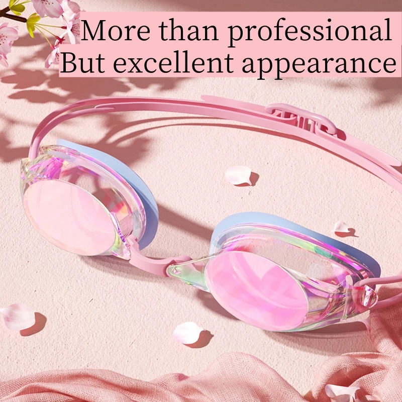 Clear View Anti Fog Adult Swimming Goggles with Waterproof Wide HD Vision