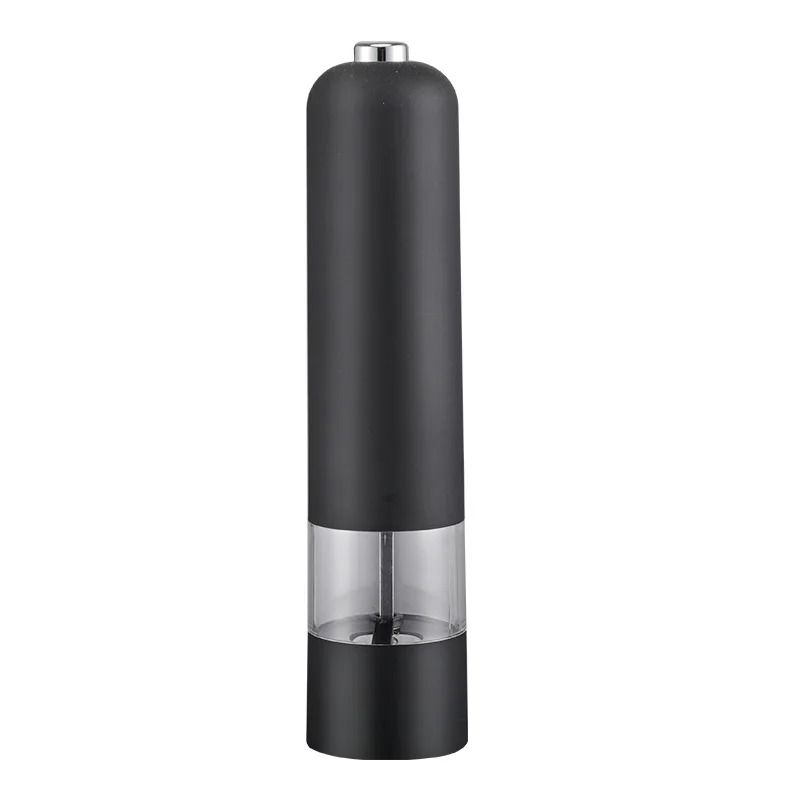 AutoGrind Electric Salt and Pepper Grinder Stainless Steel Automatic Pepper Mill One Hand Operation with LED Light