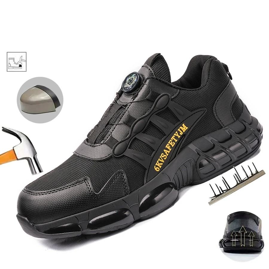 Indestructible Steel Toe Protective Safety Shoes