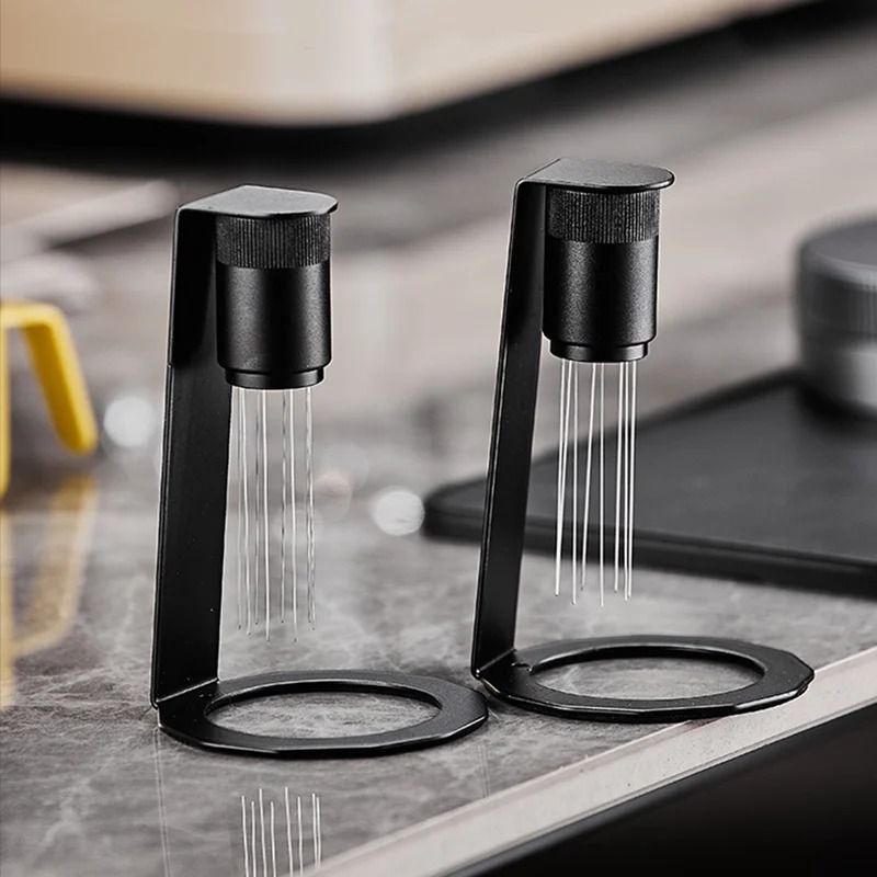 Espresso WDT Tool With Magnetic Stand – 8 Needle Coffee Distribution Stirrer