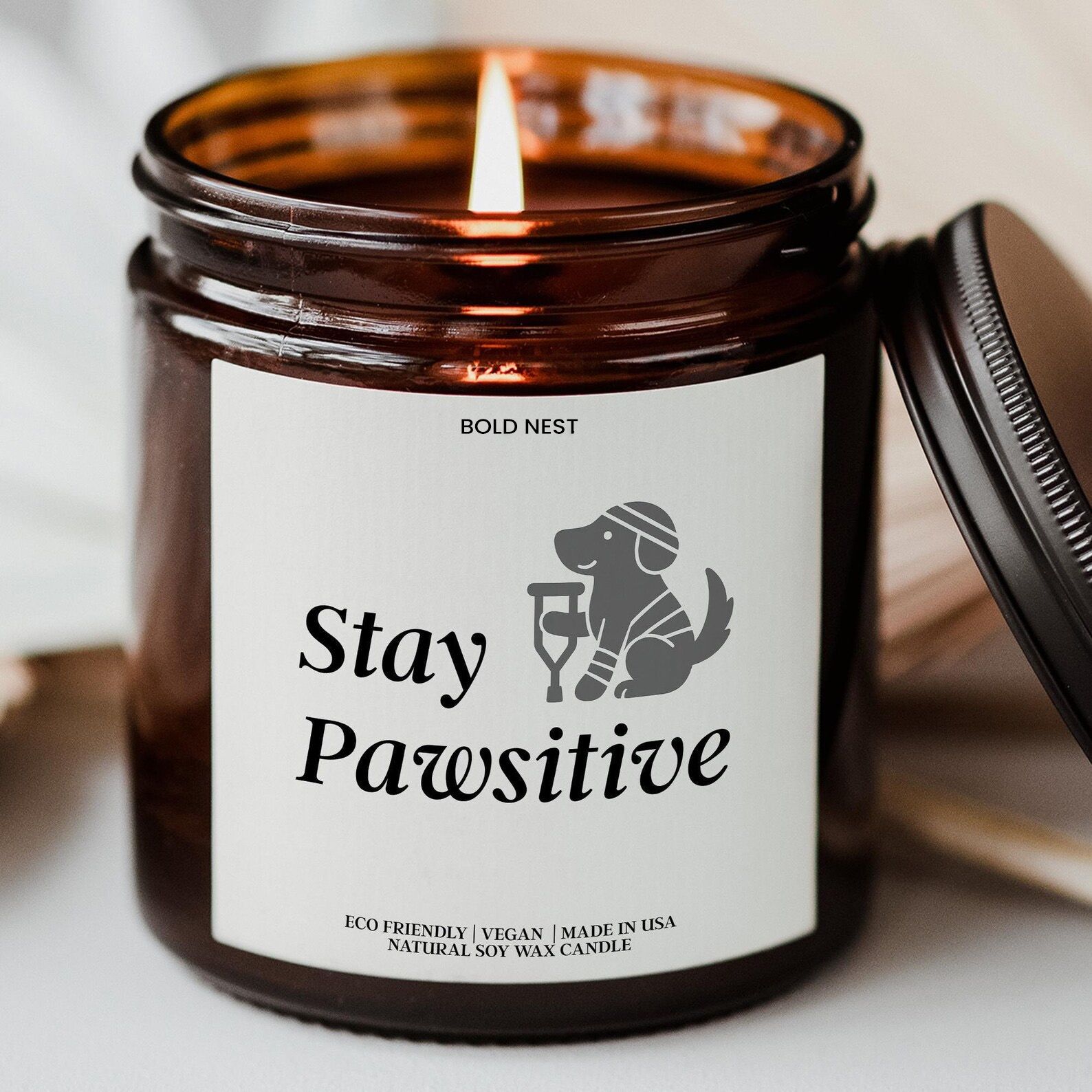 Funny Get Well Soon Gift Box Candle | Post Surgery Recovery & Hysterectomy Care Package for Her