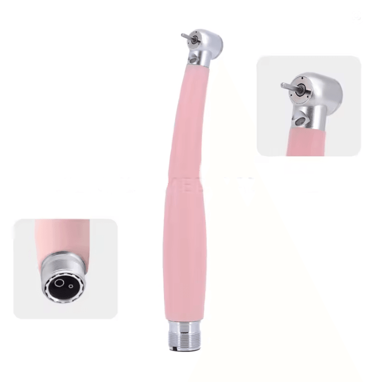 AeroLite Pink LED Dental High Speed Handpiece with Ceramic Bearings