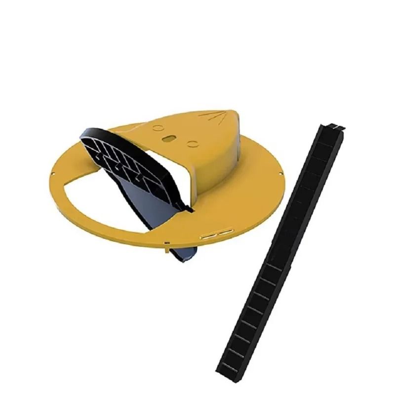 Automatic Smart Bucket Mouse Trap with Flipping Lid and Reset Function