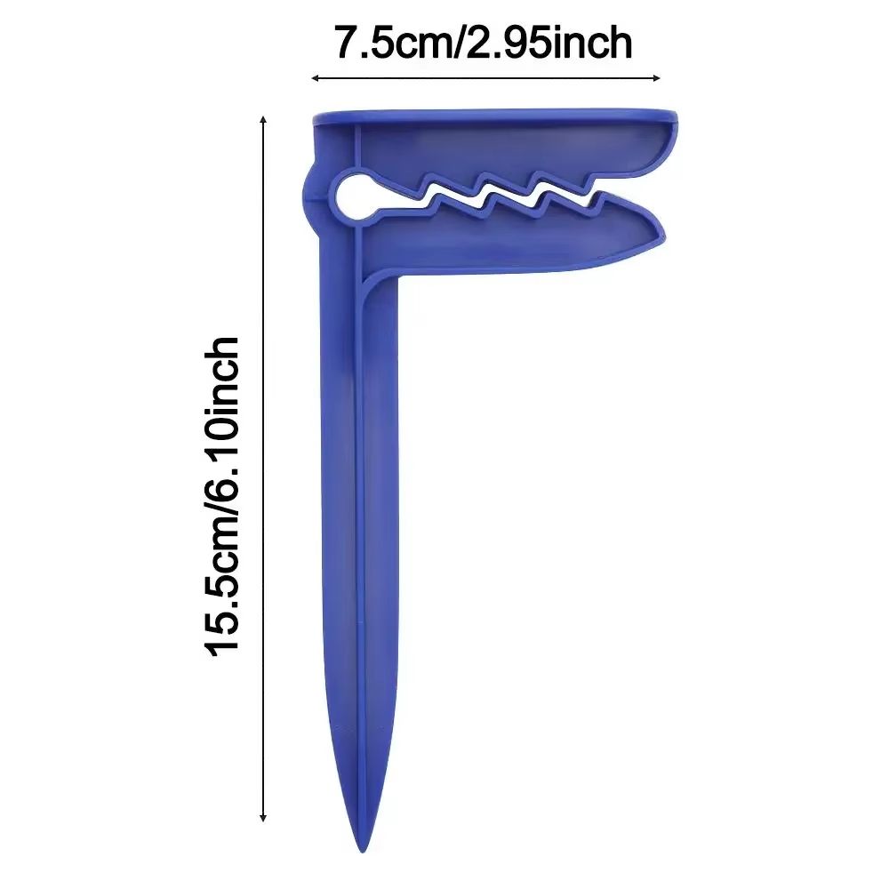 4-Piece Beach Towel & Camping Mat Clip Set