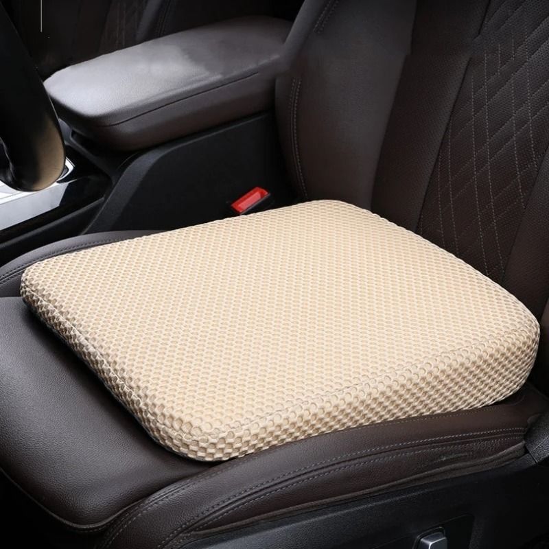 Car Seat Heightening Cushion with Beveled Design