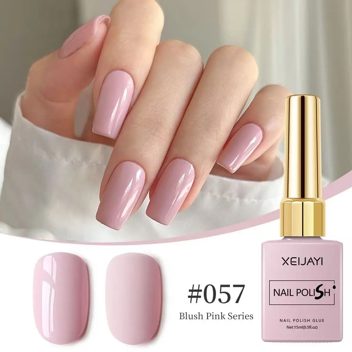 Long-Lasting Pink Gel Nail Polish