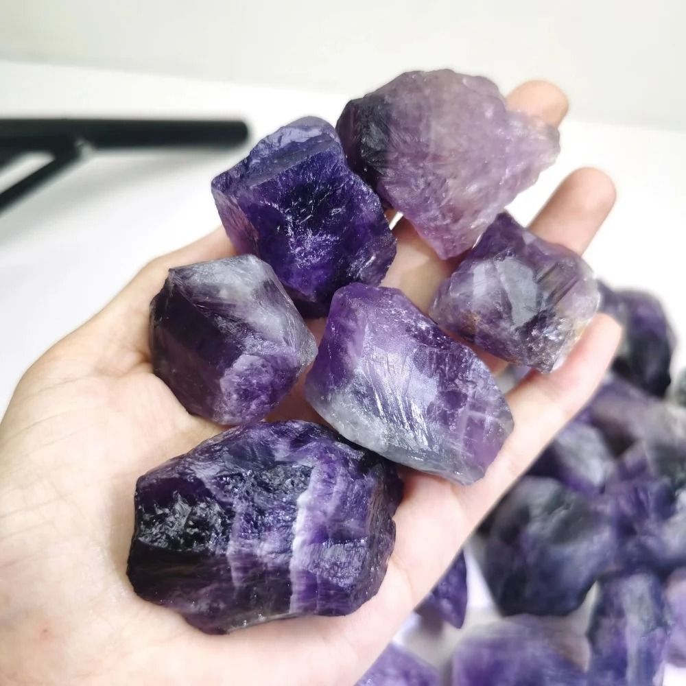 Natural Amethyst Raw Healing Crystal Gemstone
