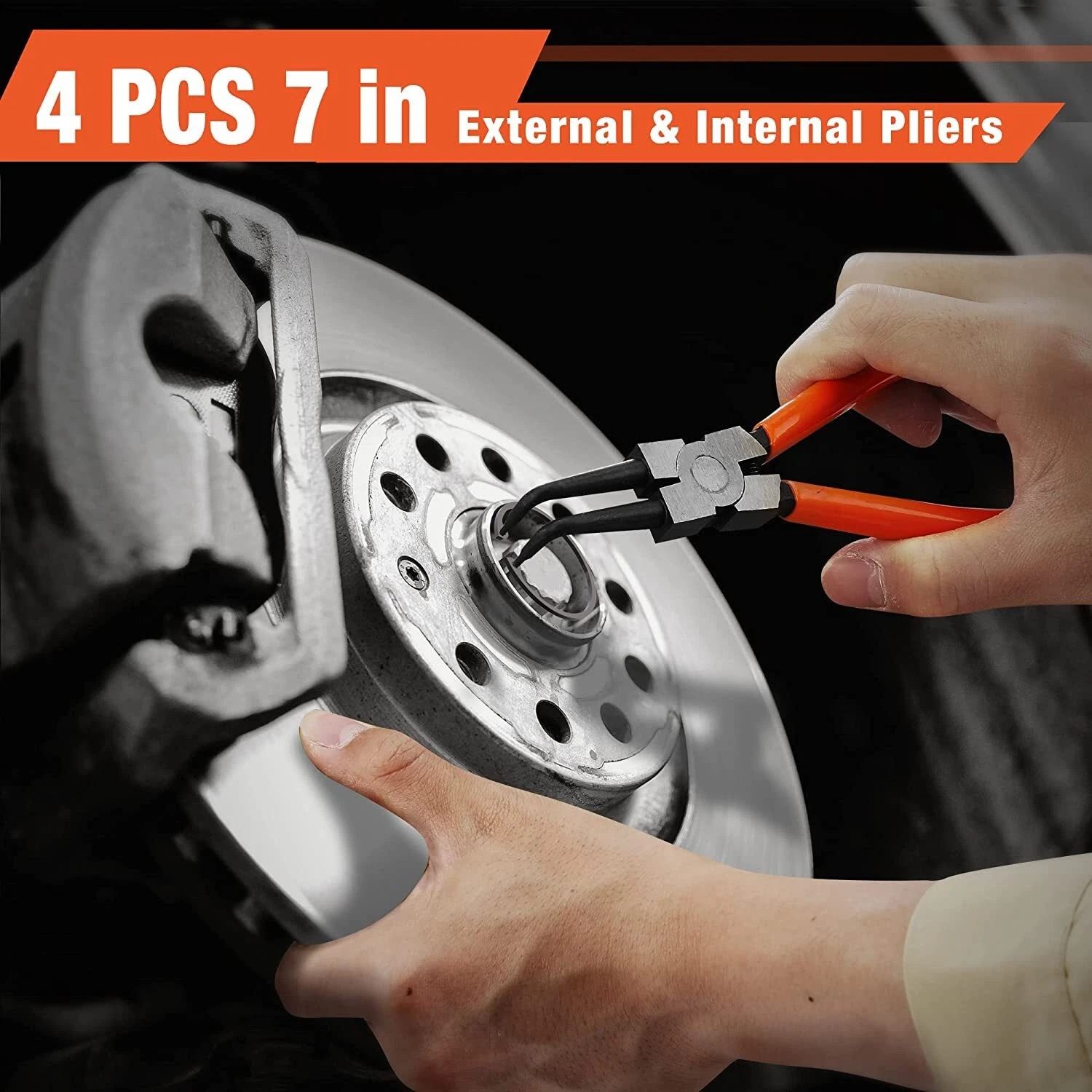 Snap Ring Pliers Set Heavy Duty Internal External Snap Ring Pliers