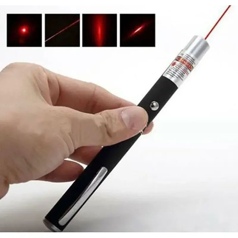 Green,Red Light Laser Pointer Pen Single-Point RedLaser Flashlight Guide with Pocket Clip for Presentations, Pet Play