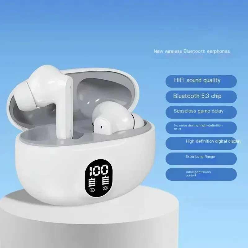 Wireless Gaming Earbuds with Mic Noise Reduction TWS Bluetooth Headphones