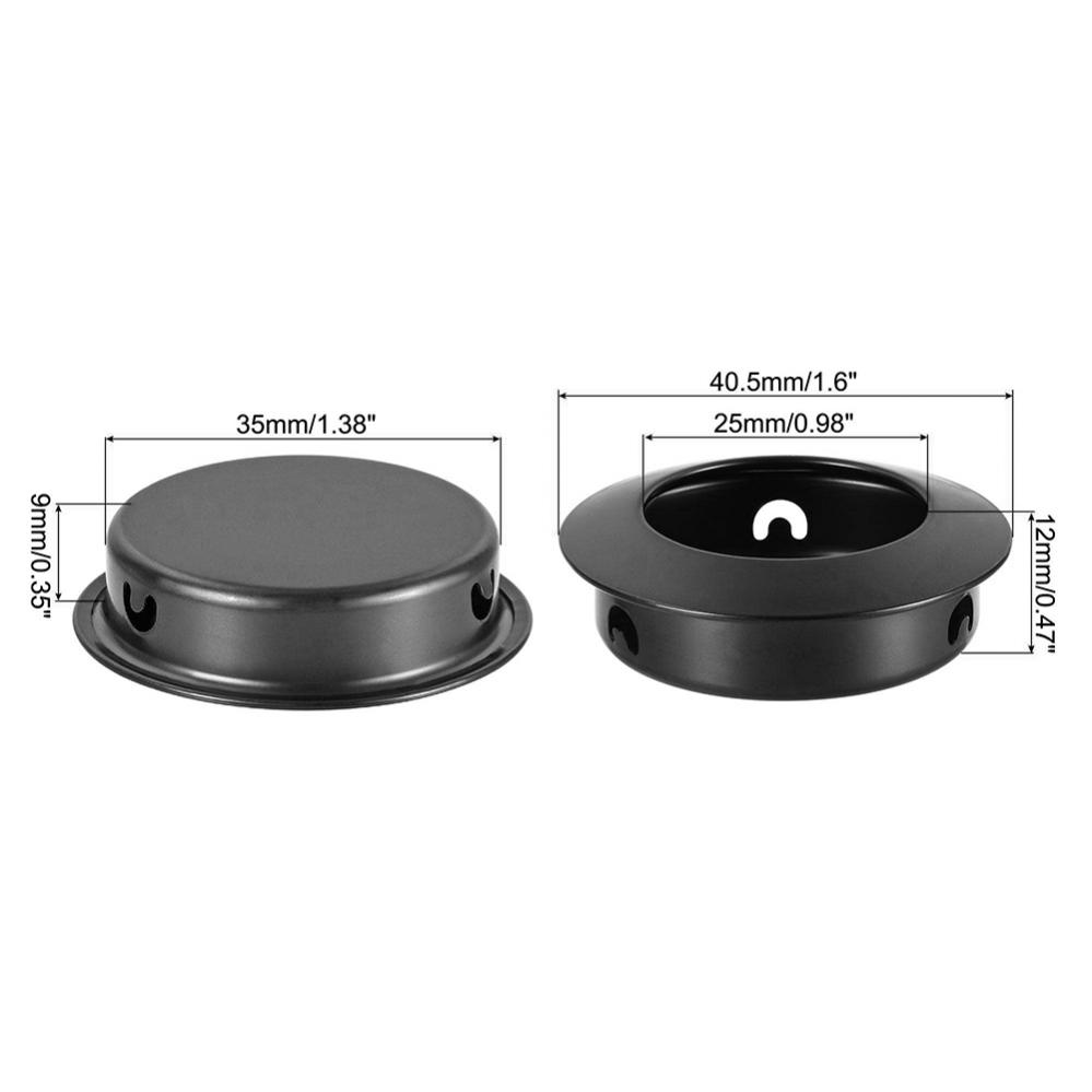 Stainless Steel Recessed Round Flush Pull Handle for Shower and Drawer Doors