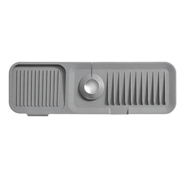 Silicone Draining Mat, Kitchen Sink Faucet Splash Guard Behind Faucet, Longer Faucet Draining Mat