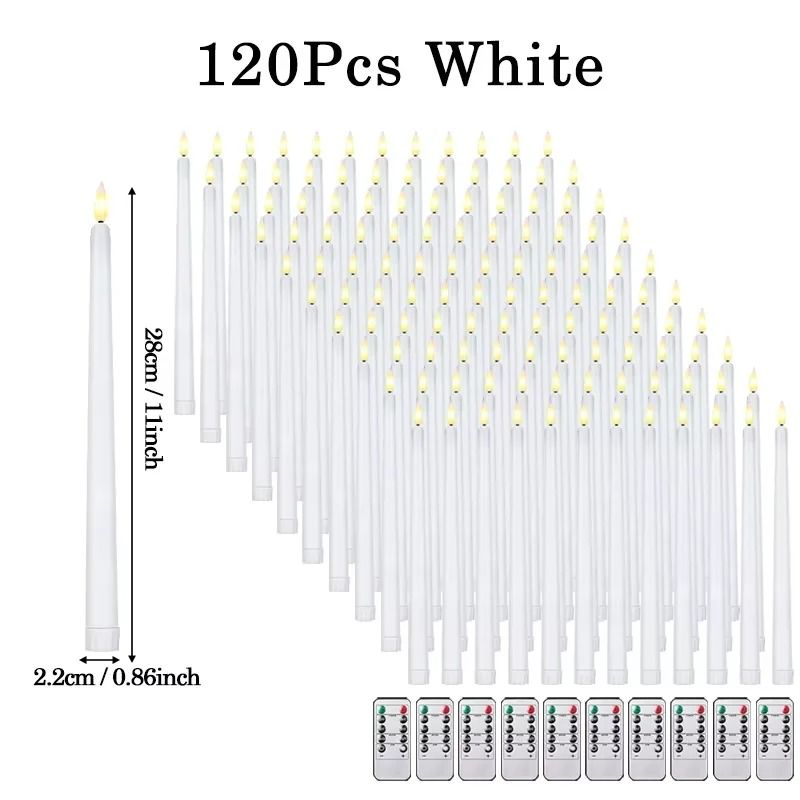 Flameless LED Taper Candles | Battery Operated Flickering Faux Candles