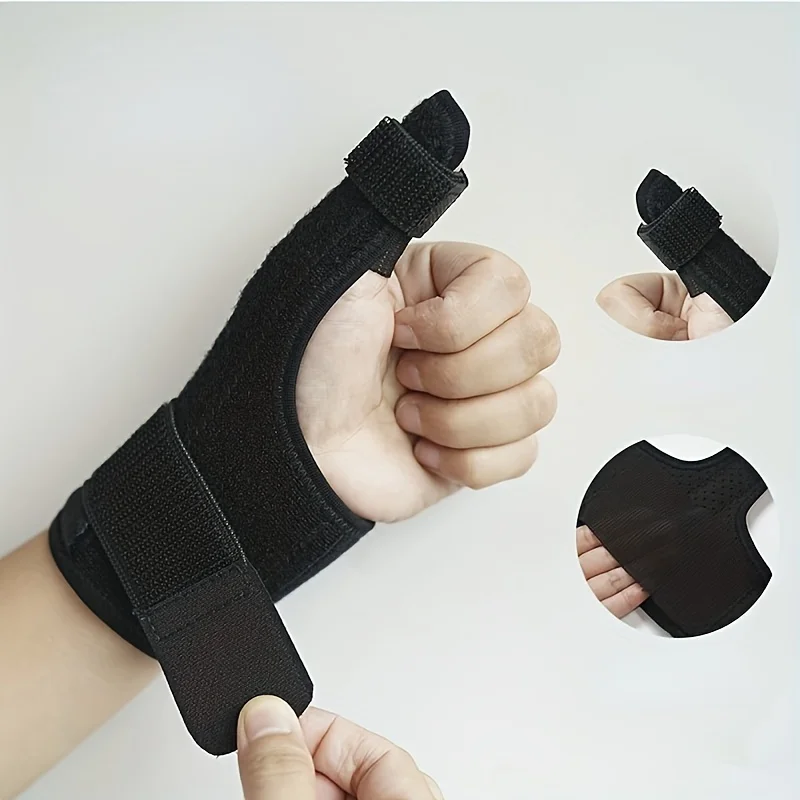 Adjustable Thumb Wrist Brace with Detachable Stabilizer for Daily Support