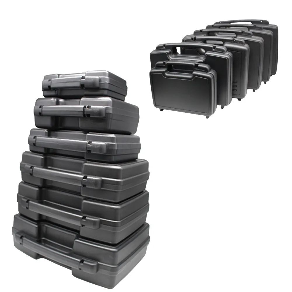 Portable Multifunction Plastic Tool Box Case | Protective Storage for Instruments, Notebook, Outdoor Gear & Equipment