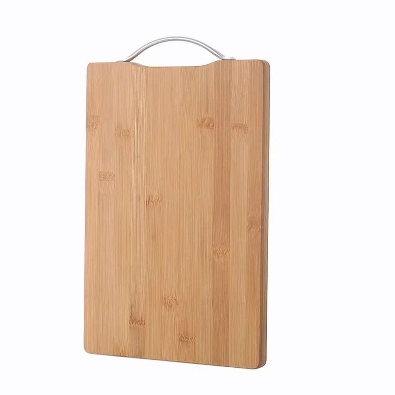 Natural Bamboo Cutting Board Large Double Sided Solid Wood Board