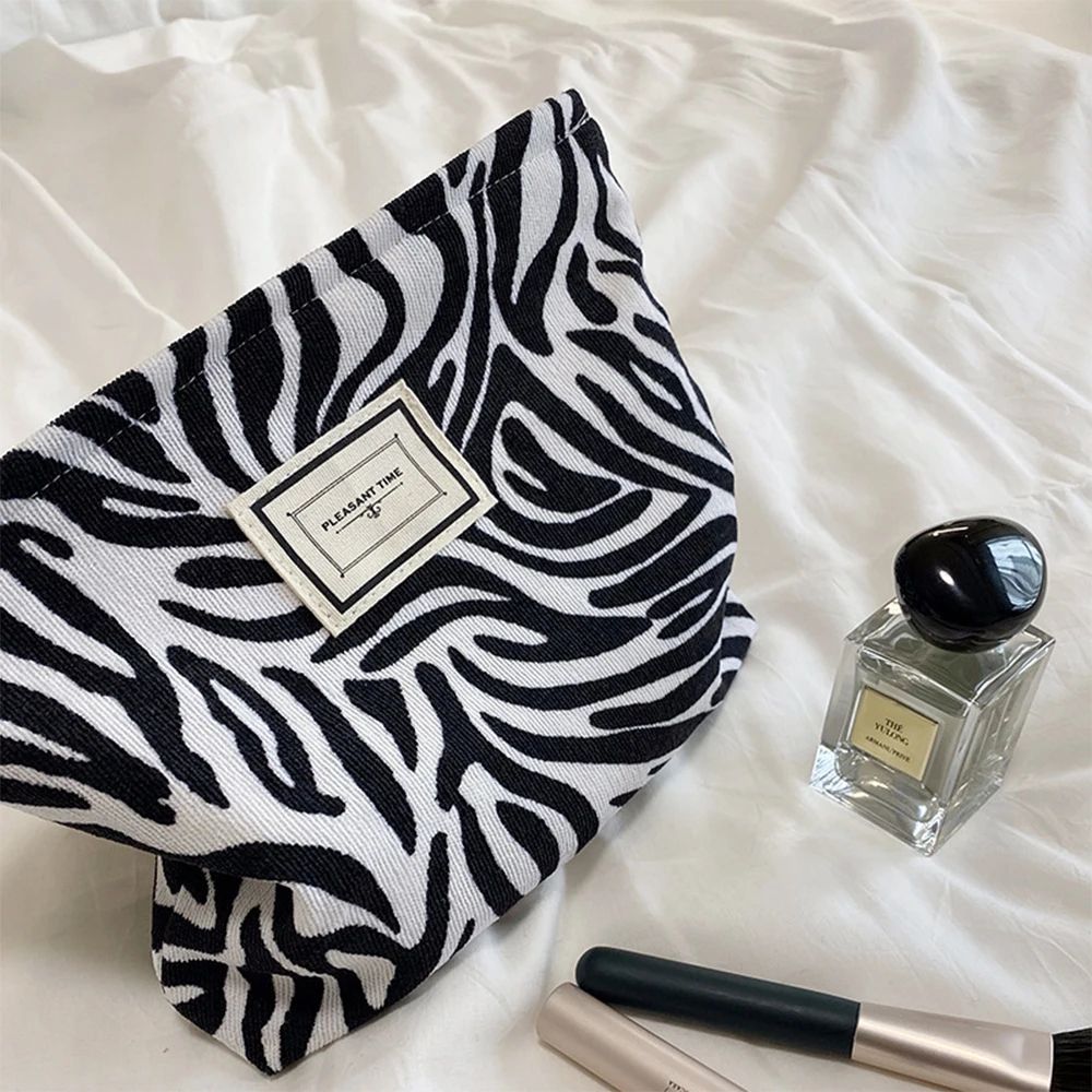 Leopard and Zebra Print Makeup Bag