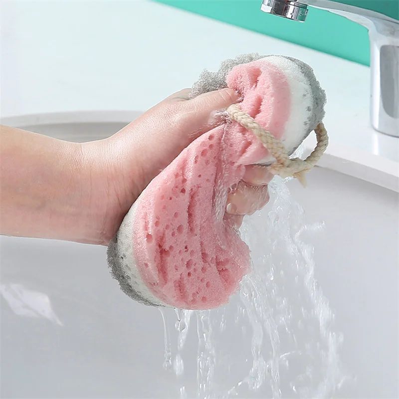Exfoliating Bath Sponge Ball Body Scrubber Massage Shower Loofah Brush