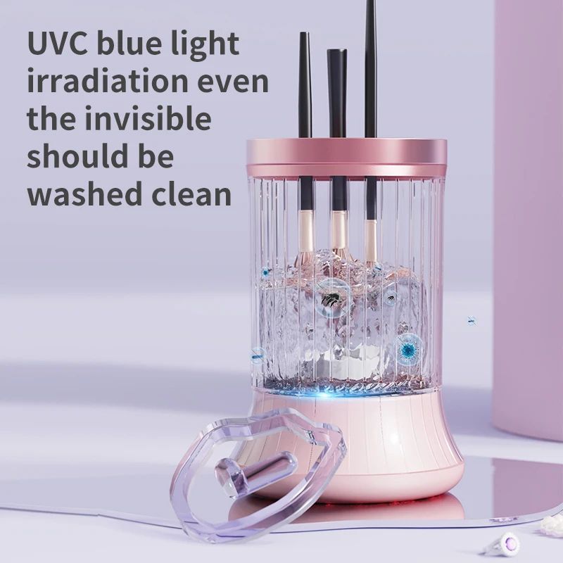 Electric Makeup Brush Cleaner with Drying Function