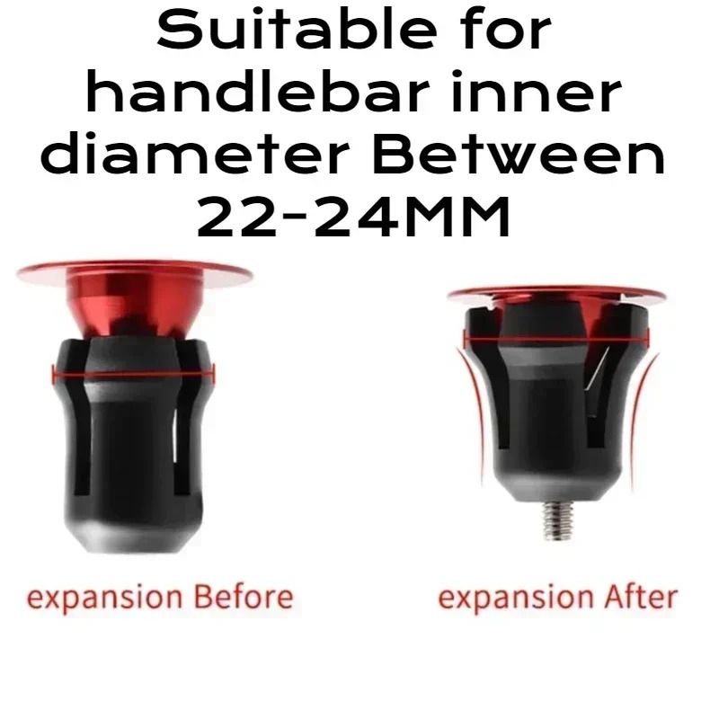 Expanding Aluminum Alloy Bicycle Bar End Plugs (2PCS)
