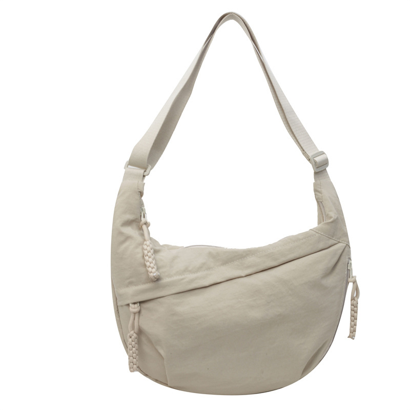 Lightweight Nylon Crossbody Bag Large Capacity Womens Messenger Shoulder Tote
