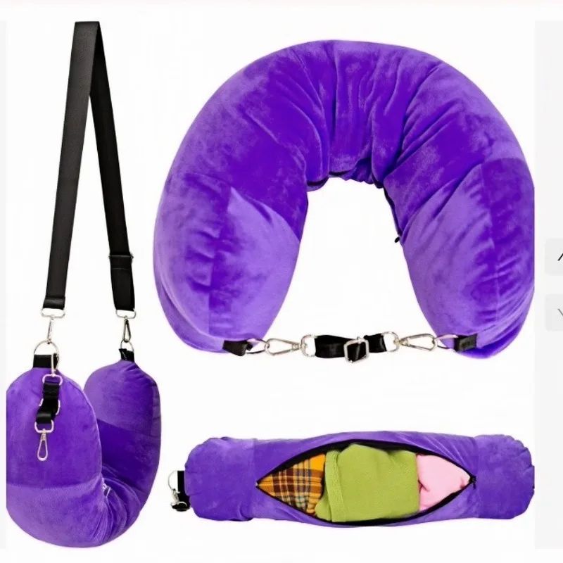 Convertible U Shaped Travel Neck Pillow