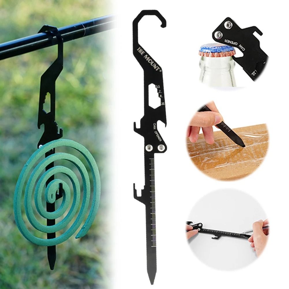 Foldable Stainless Steel Camping Stakes Heavy Duty Tent Pegs for Outdoor Use