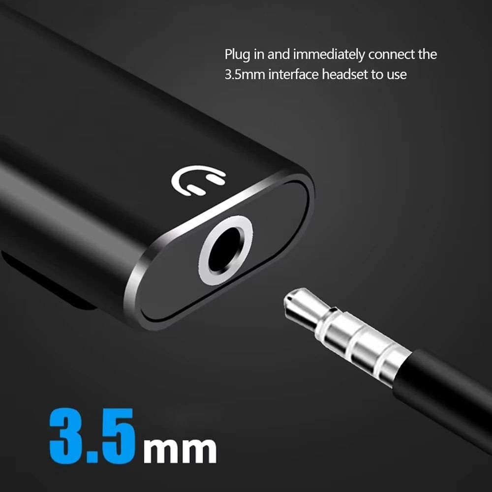 2 in 1 Type C to 3.5mm Audio and Charging Adapter
