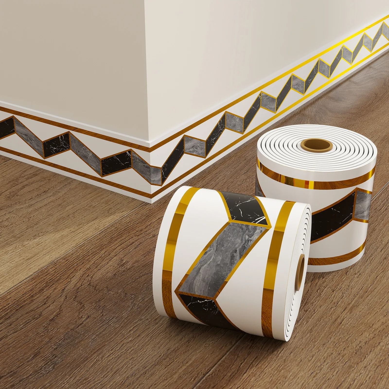 Flexible Self Adhesive Foam Skirting Board Wall Trim