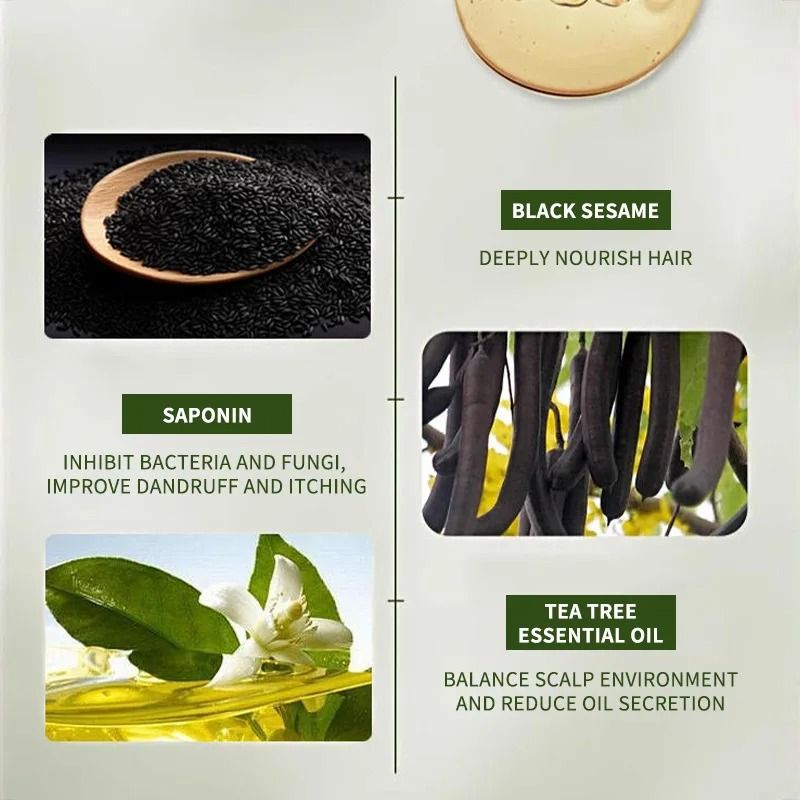 Usman Grass Herbal Shampoo Soap Platycladus Broth Hair Loss Treatment