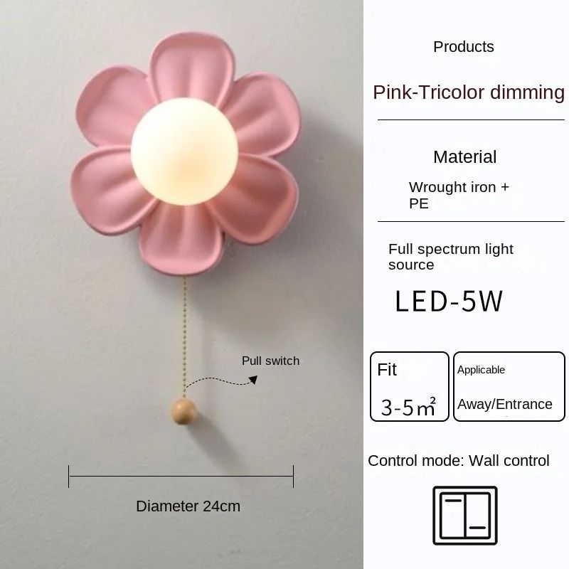 Resin Flower Ceiling and Wall Light