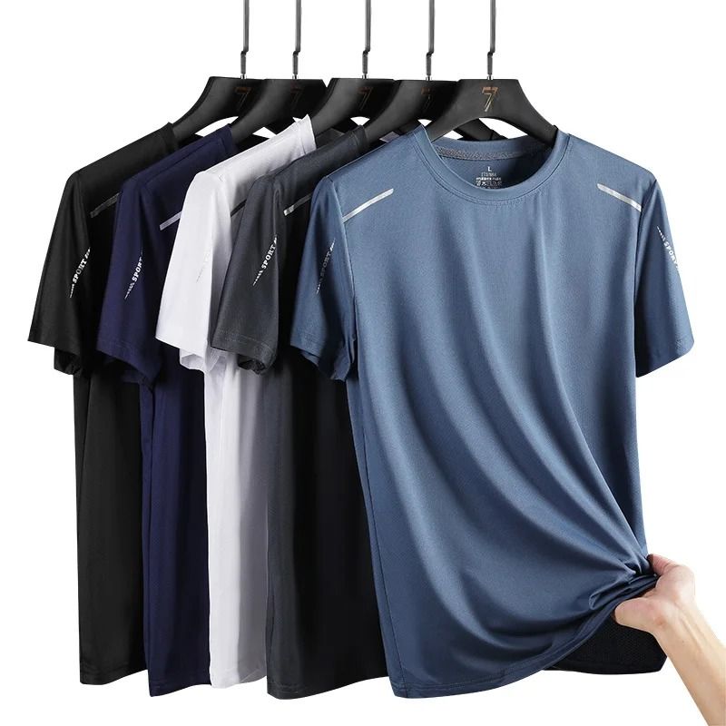 Mens Quick Dry Breathable Outdoor Sports Running T Shirt