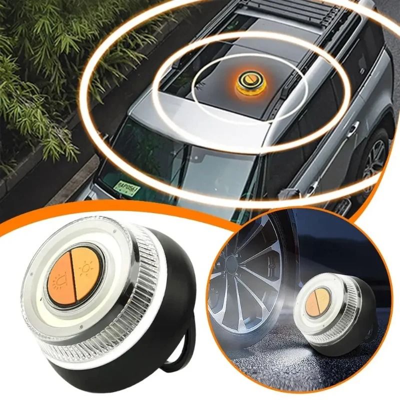 Car Emergency LED Warning Strobe Lights Strong Magnetic Induction Automotive Safety Accessories
