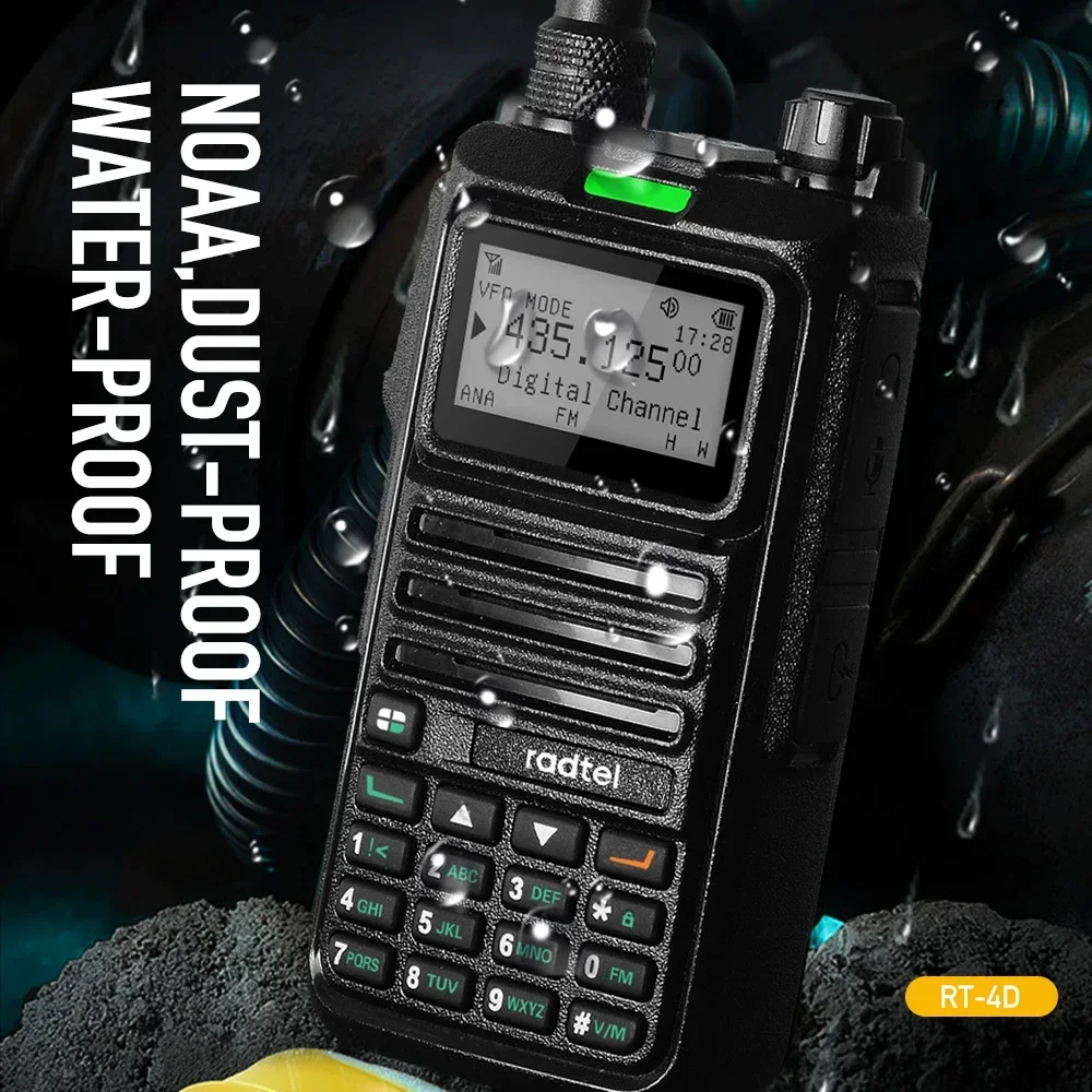 Dual Mode DMR Radio Digital Walkie Talkie with Channels